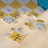 Kanker & Metaal Paard Legpuzzel (Zijkant)