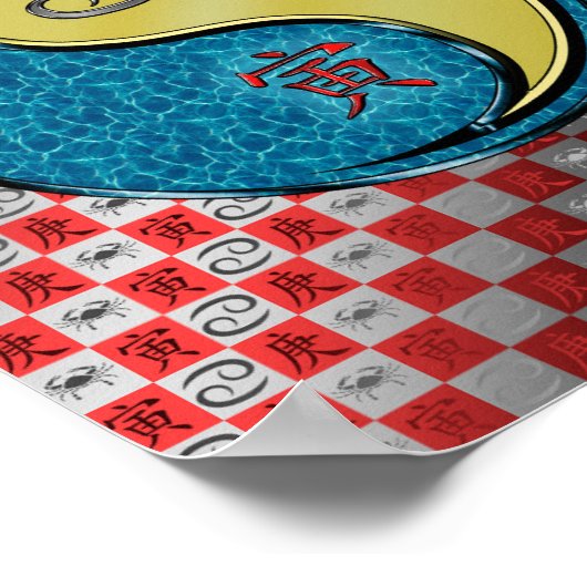 Kanker & Metaal Tijger Poster (Hoek)