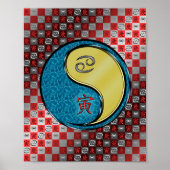 Kanker & Metaal Tijger Poster (Voorkant)