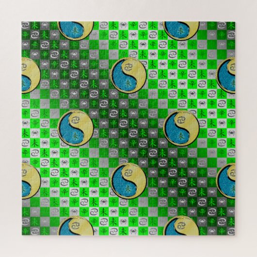 Kanker & Metalen Geit Legpuzzel (Verticaal)