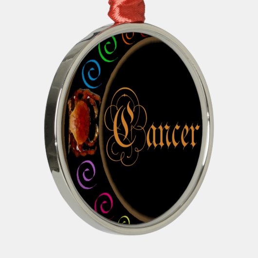 Kanker Metalen Ornament (Rechts)