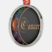Kanker Metalen Ornament (Links)