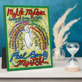 Kanker Mijn Leven, Mijn Keuze Gedicht Engel Kunst  Fotoplaat (Zijkant)