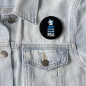 Kanker mijn zoon, citeer Unicorn Ronde Button 5,7 Cm (In situ)
