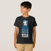 Kanker mijn zoon, citeer Unicorn T-shirt (Voorkant volledig)
