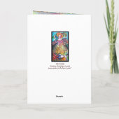 KANKER, MOON LADY, TAROT ASTROLOGY ZODIAC BIRTHDAY KAART (Achterkant)