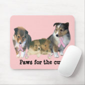 Kanker Mousepad van de Borst van Sheltie Muismat (Met muis)