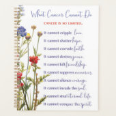 Kanker Ondersteuning Aanmoediging Wildbloemen Planner (Voorkant)