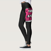 Kanker overlevende gelovigen familie roze en Whit Leggings (Links)