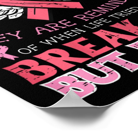 Kanker Overlevende Mijn Litteken Vertel Verhaal Be Poster (Hoek)