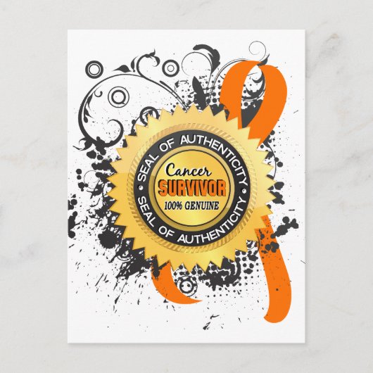 Kanker Overleving 23 Nierkanker Briefkaart (Voorkant)