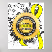 Kanker Overleving 23 Testiculaire kanker Poster (Voorkant)