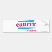 Kanker Paars Bumpersticker (Voorkant)
