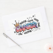 Kanker Rechthoekige Sticker (Envelop)