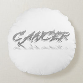Kanker reflectie Sierkussen Rond Kussen