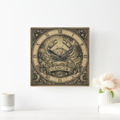 Kanker Retro Dierenriem Wandklok (Huis)