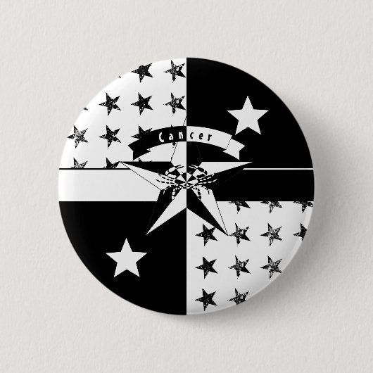 Kanker Ronde Button 5,7 Cm (Voorkant)