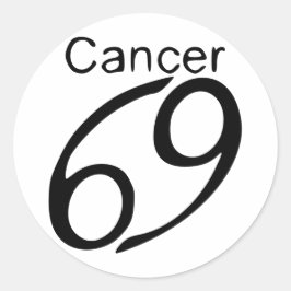 Kanker Ronde Sticker