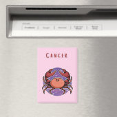 Kanker Roze, sterrenbeeld, sterrenbeeld afdruk Magneet (Insitu (Vaatwasser))