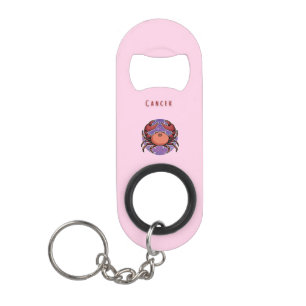 Kanker Roze, sterrenbeeld, sterrenbeeld afdruk Mini Flessenopener