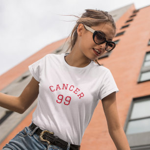 Kanker   Roze verjaardag T-shirt