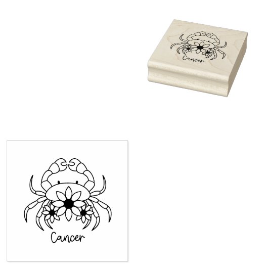 Kanker Rubberstempel (Gestempeld)