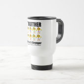 Kanker - samen zijn we sterker reisbeker (Voorkant rechts)