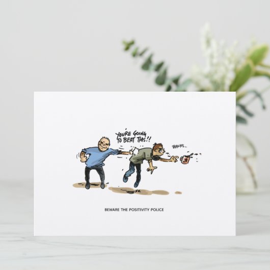 Kanker Schaamte Grappige Kanker Ansichtkaarten (Staand voorkant)