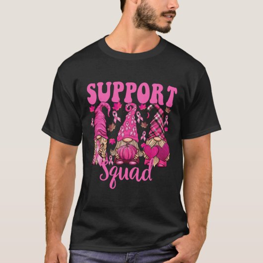 Kanker Shirt voor vrouwen Gnomes Support Squad Gno (Voorkant)