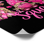 Kanker Shirt voor vrouwen Gnomes Support Squad Gno Poster (Hoek)