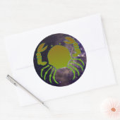 Kanker silhouet envelop afdichtingen ronde sticker (Envelop)
