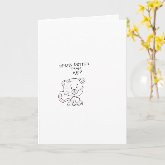 Kanker slaan kaart (Gele Bloem)