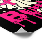 Kanker Spook Halloween Borstkanker Bewustzijn Poster (Hoek)