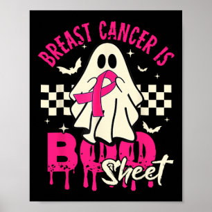 Kanker Spook Halloween Borstkanker Bewustzijn Poster
