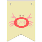 Kanker Star Sign Crab Bunting Flags Vlaggetjes (Eerste vlag)