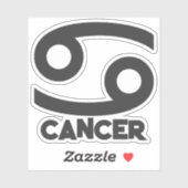 Kanker Sterk Sterrenbeeld Horoscoop Aangepaste Tek Sticker (Vel)