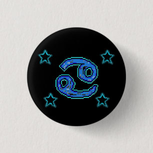 KANKER Sterren Ronde Button 3,2 Cm