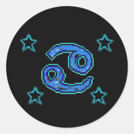 KANKER Sterren Ronde Sticker