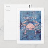 Kanker Sterrenbeeld Ansichtkaart Briefkaart (Voorkant / Achterkant)