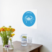 Kanker, sterrenbeeld, horoscoop, astrologie folie afdrukken (Laag (Keuken))