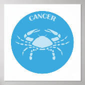Kanker, sterrenbeeld, horoscoop, astrologie folie afdrukken (Voorkant)