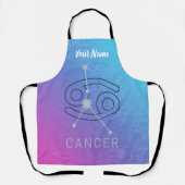 Kanker Sterrenbeeld Horoscoop Sterrenbeeld Sterren Schort (Voorkant)