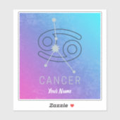 Kanker Sterrenbeeld Horoscoop Sterrenbeeld Sterren Sticker (Vel)