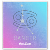Kanker Sterrenbeeld Horoscoop Sterrenbeeld Sterren Sticker (Voorkant)