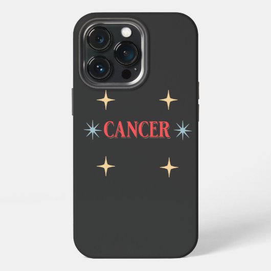 Kanker Sterrenbeeld iPhone Hoesje (Achterkant)