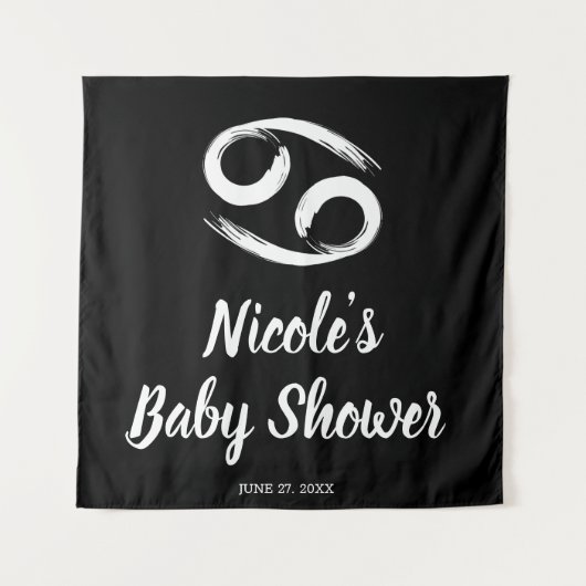 KANKER Sterrenbeeld juni juli Astrologie Feest Ach Wandkleed (Voorkant)