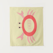 Kanker Sterrenbeeld Krab Tapijt Wandkleed (Voorkant)