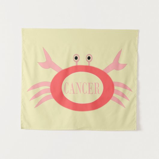 Kanker Sterrenbeeld Krab Tapijt Wandkleed (Voorkant (horizontaal))