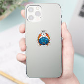 Kanker Sterrenbeeld Pop Art - Retro Hemelse Krab Sticker (Telefoon)