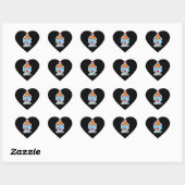 Kanker Sterrenbeeld Schattigee kat Astrologie Horo Hart Sticker (Vel)